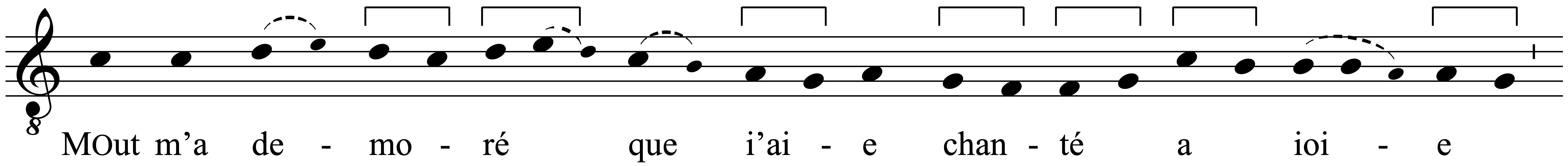 Work musical notation